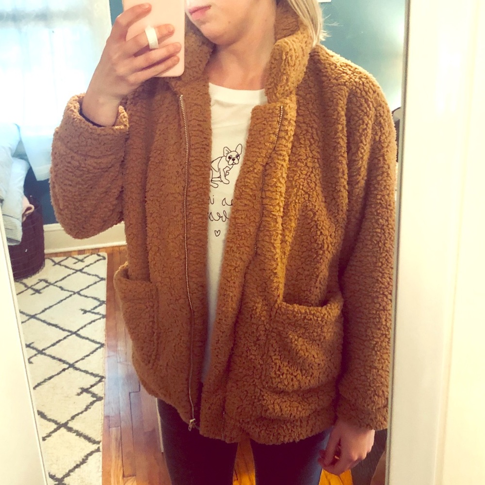 Fuzzy Teddy Coat